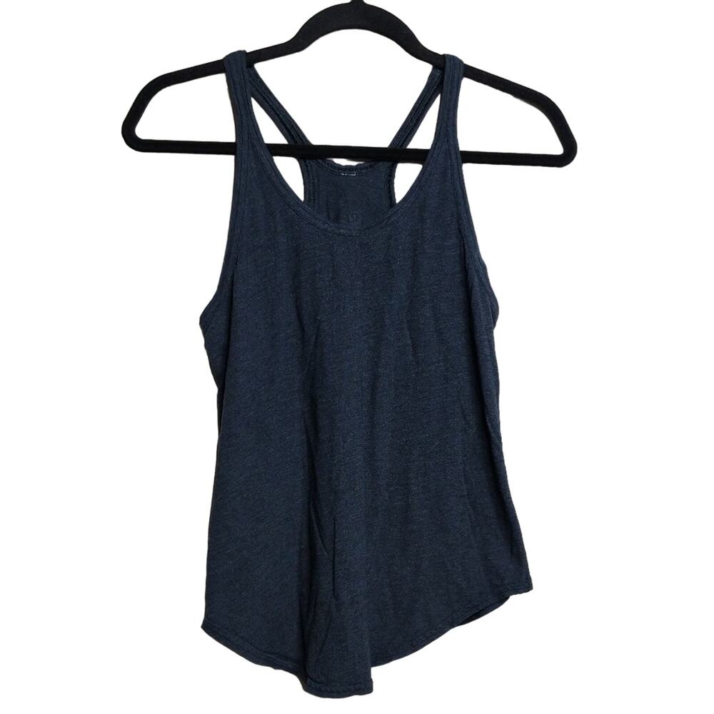 Lululemon Racerback Tank Gray Sleeveless Size S (approximate - missing size)